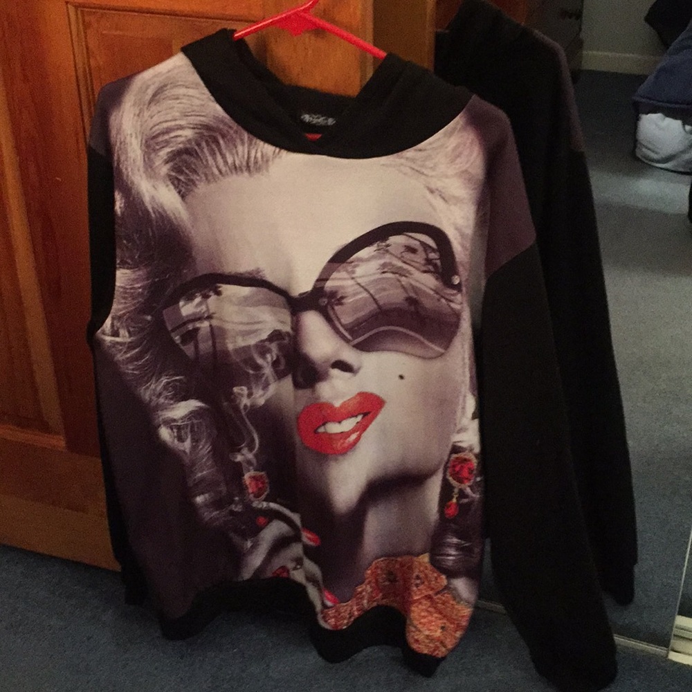 Marilyn Monroe crewneck hoodie